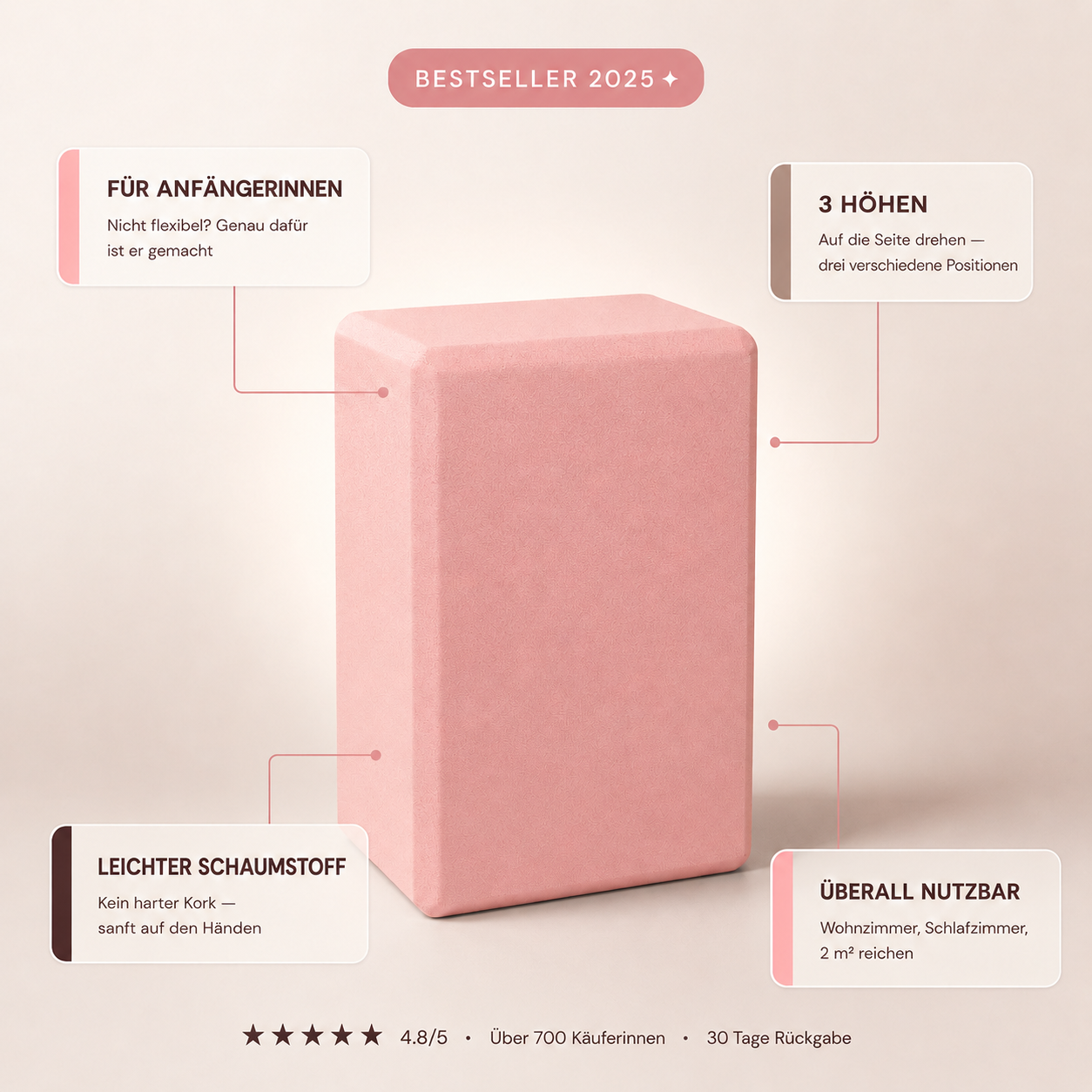 Lumé Yoga Block